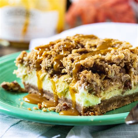 Caramel Apple Cheesecake Bars Spicy Southern Kitchen