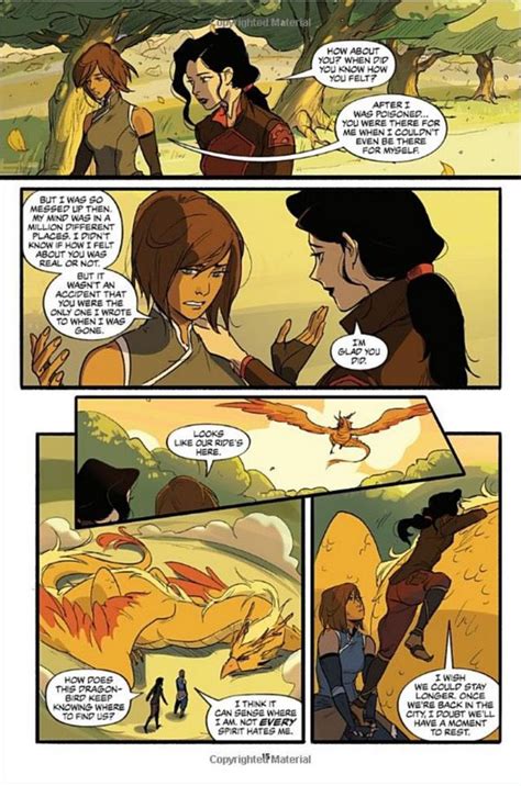 Nickalive Preview Pages From First Legend Of Korra Comic Show Korra And Asamis First Kiss As