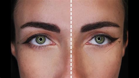 How To Eyeliner For Droopy Downturned Eyes Makeupandartfreak Youtube