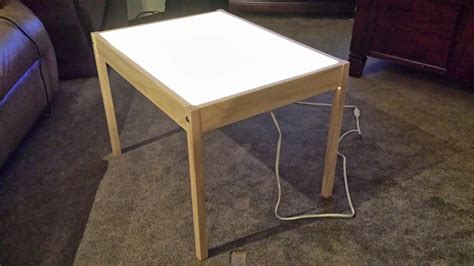Diy Light Table Ikea Hack Veten Hobby