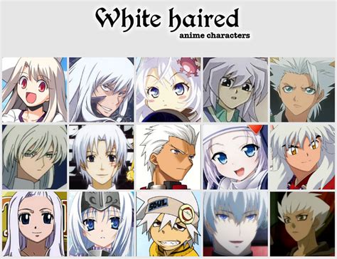 White Haired Anime Characters By Jonatan7 On Deviantart Anime Anime