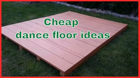 Plywood is a great option for many home dance floors, but should be sealed to improve its durability. Cheap dance floor ideas | inexpensive dance flooring | Doovi