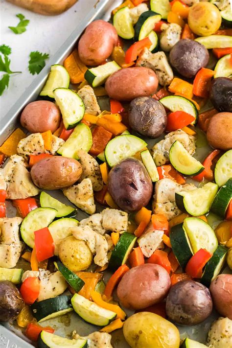 Sheet Pan Chicken And Veggies Healthy Easy Chicken Recipes