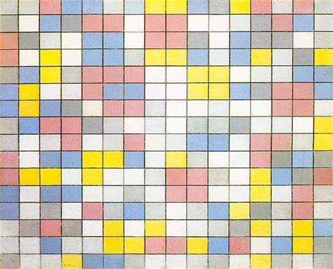 Composition With Grid Ix 1919 Piet Mondrian