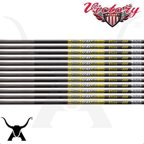 12x Victory Armour Piercing V1 Carbon Arrow Shafts For Hunting And Archery