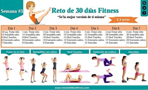Rutina De Semana Para Entrenar Tu Cuerpo Semana Reto Fitness