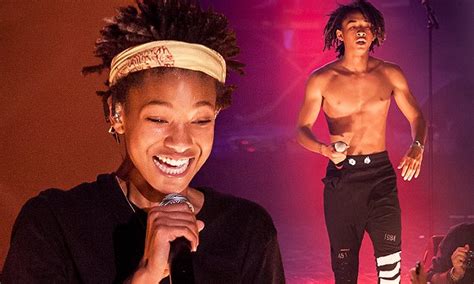 Jaden Smith Goes Shirtless As He Performs With Little Sister Willow At