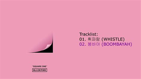 Home » kpop albums » 'square two' (blackpink) album info. One Square - BLACKPINK 1st Mini Album - YouTube