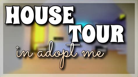 The family home is considered to be the first house that many people should buy with their own money. HOUSE TOUR IN ADOPT ME (Roblox) ParadisePlayss - YouTube