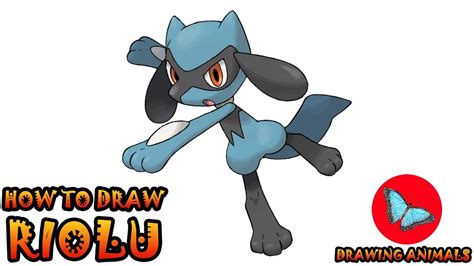 How To Draw Riolu Pokemon Drawing Animals