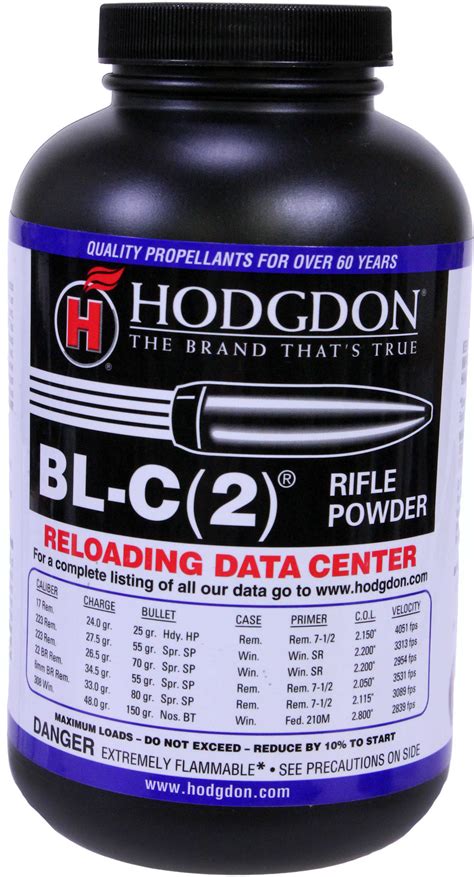 Hodgdon Powder Bl C2 Smokeless 1 Lb 11124512