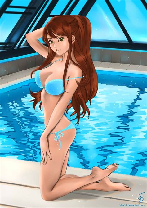 Shirley In Swimsuit Commission By Taiss14 On Deviantart Anime Bikini Anime Anime Fantasy