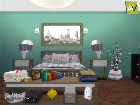The Sims Resource Ritchie Bedroom By Artvitalex Sims 4 Downloads