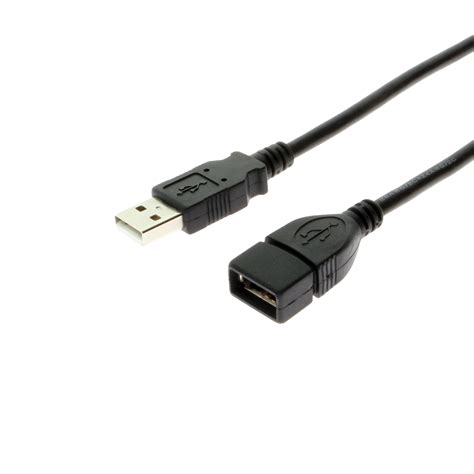 Usb 20 Hi Speed A To A Extension Cable 3ft Black 2824 Awg