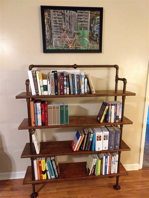 Industrial Style Bookshelf I Built Bookshelf