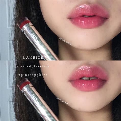 Review son Laneige Stained Glasstick Lipstick son dưỡng có màu Nét Đẹp