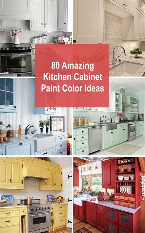 80 Amazing Kitchen Cabinet Paint Color Ideas 2018