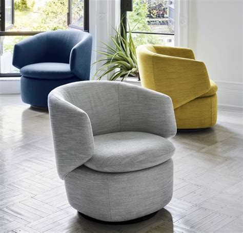 Second hand west elm used in nyc on kaiyo online second hand furniture store. west elm Crescent Swivel Chair | Swivel chair living room ...