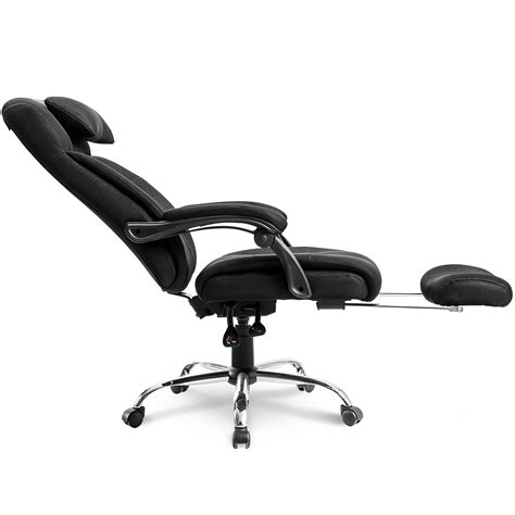 Modern Luxe Executive High Back Office Chair Reclining Napping Swivel