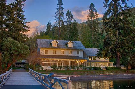 Lake Crescent Lodge Wa Lodge Cottage Mansions
