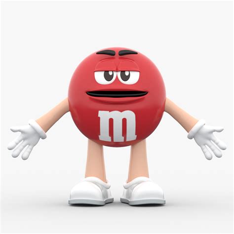 M And Ms Characters 3d Model Turbosquid 1896743