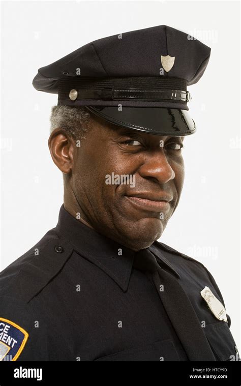 Portrait Of A Police Officer Stock Photo Alamy
