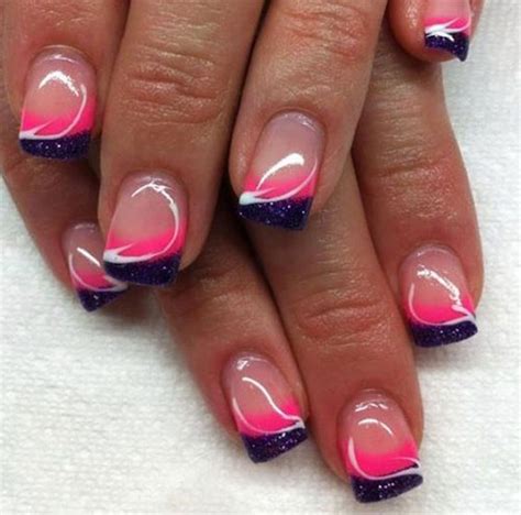 12 Gel Nails French Tip Designs And Ideas 2016 Fabulous Nail Art Designs
