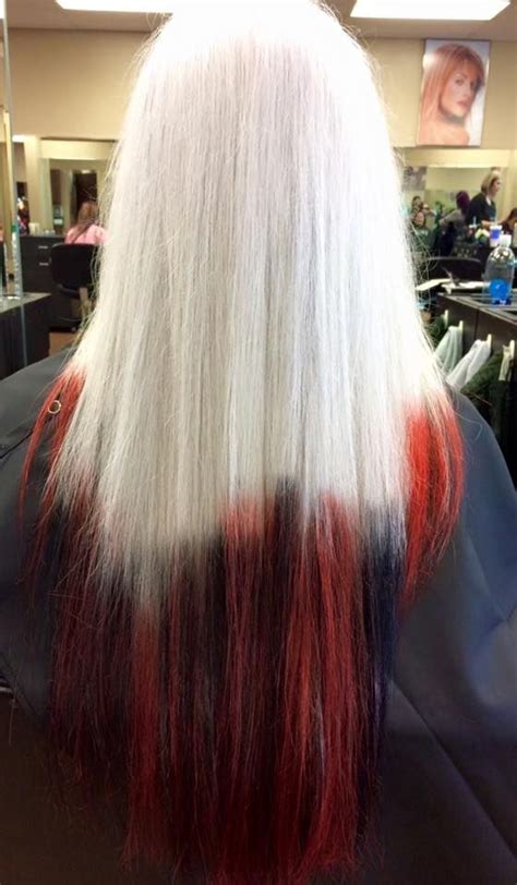 I Love To Play With Color On This White Head Of Hair Of Mine Long