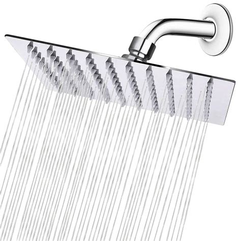 Buy Rain Shower Head Nearmoon High Flow Stainless Steel Square