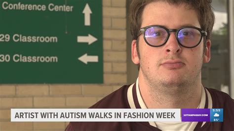 Artist From Largo With Autism Walks During Nyc Fashion Week