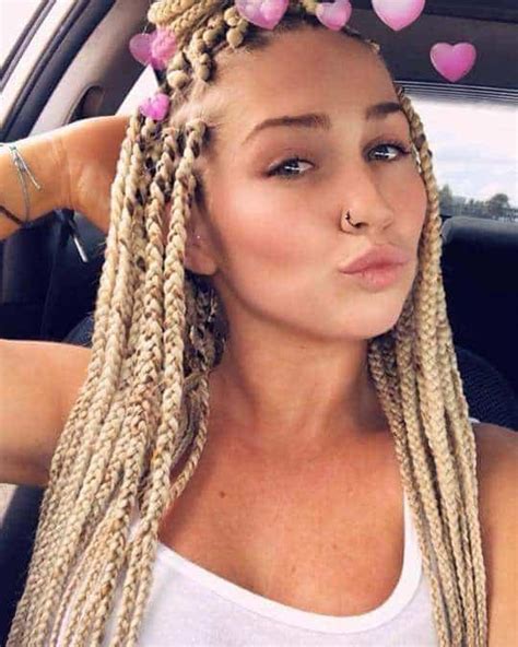 23 ravishing box braids hairstyles for white girls 2021 white girl braids braided