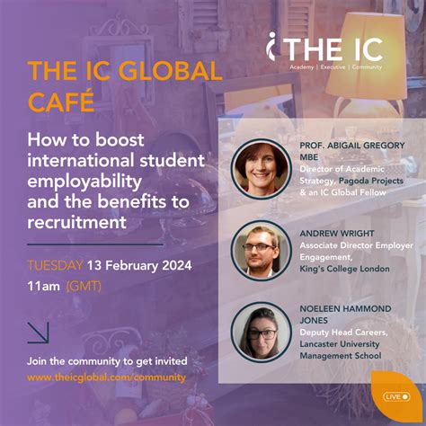 The IC Global Café: How to boost international student employability