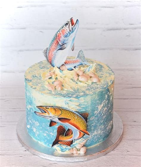 Fishing Cake By Vargasz Fish Cake Cake Fishing Rod Holder