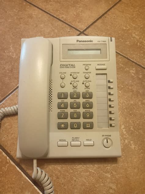 Telefon Cyfrowy Systemowy Panasonic Kx T7665 Ce Warszawa Kup Teraz