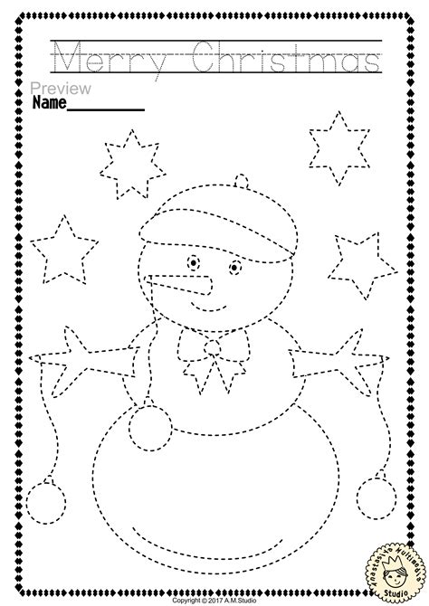 Free Christmas Printables For Preschoolers Printable Templates