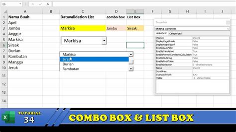2. Cara membuat combo box bergantung pada pilihan sebelumnya