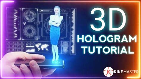 How To Make Hologram Video Effect In Kinemaster D Tracking Hologram