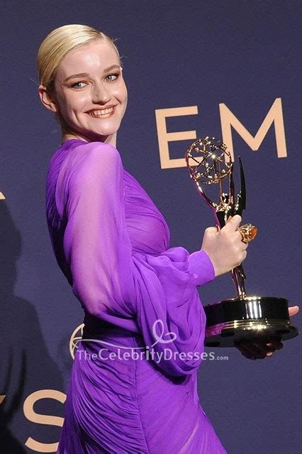 Julia Garner Regency One Sleeve Cutout Dress 2019 Emmy Awards