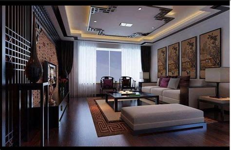Sala Estilo Chino Apartment Living Room Design Modern Chinese