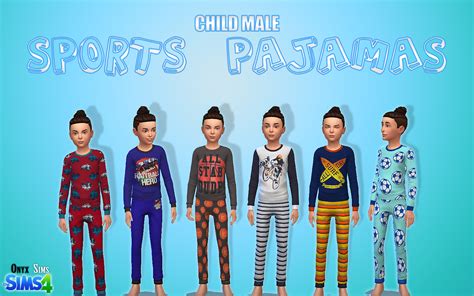 Child Pajamas Pack No 1 Onyx Sims