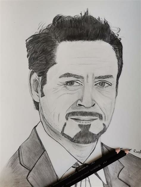 My First Tony Stark Sketch On Youtube Tony Stark Man Sketch Stark