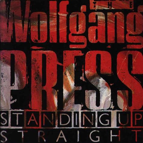 The Wolfgang Press Standing Up Straight Album Artrockstore