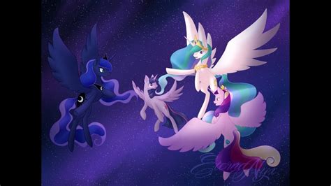 My Little Pony Princess Celestia And Princess Luna And Princess Cadence