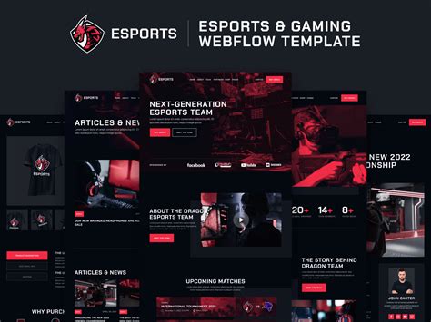 Esports Game Html5 Responsive Website Template