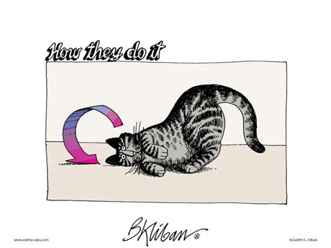 Klibans Cats By B Kliban For January 30 2014 Kliban Cat Cat