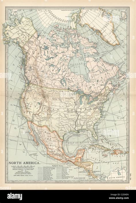 Mapa Politico De America Del Norte Fotografias E Imagenes De Alta Images