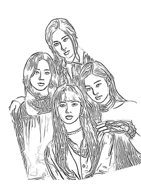 The Best 7 Blackpink Coloring Pages Printable Anchorimageall
