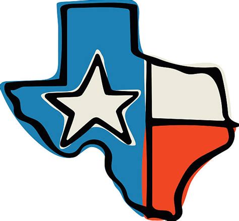 Drawing Of A Texas Flag Map Illustrations Royalty Free Vector Graphics
