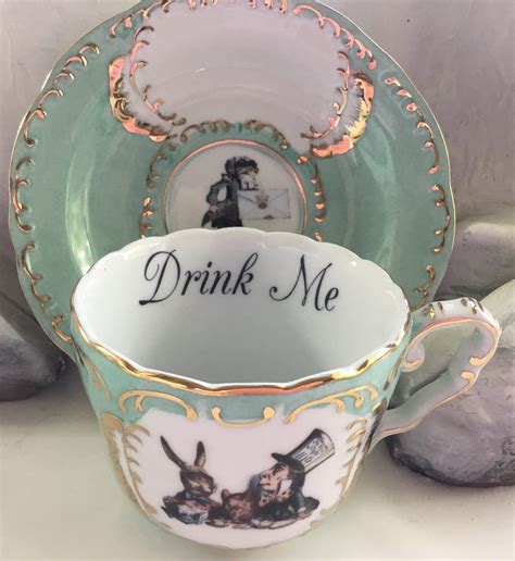 Free Shipping 7 Or 11 Piece Alice In Wonderland Tea Set In Etsy In
