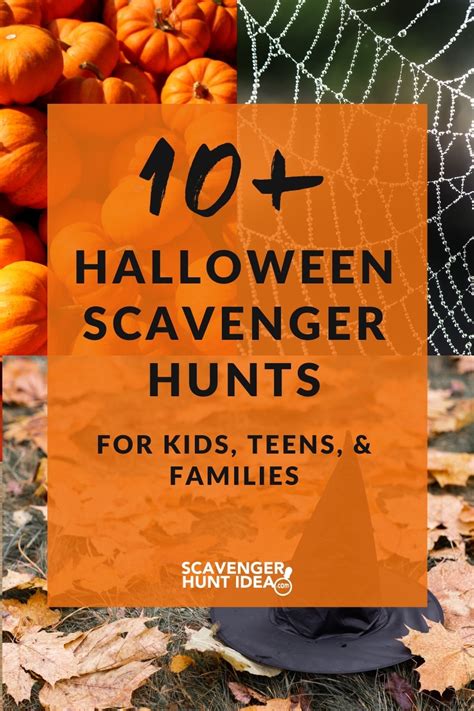 10 Halloween Scavenger Hunt Ideas For Kids Teens And Families